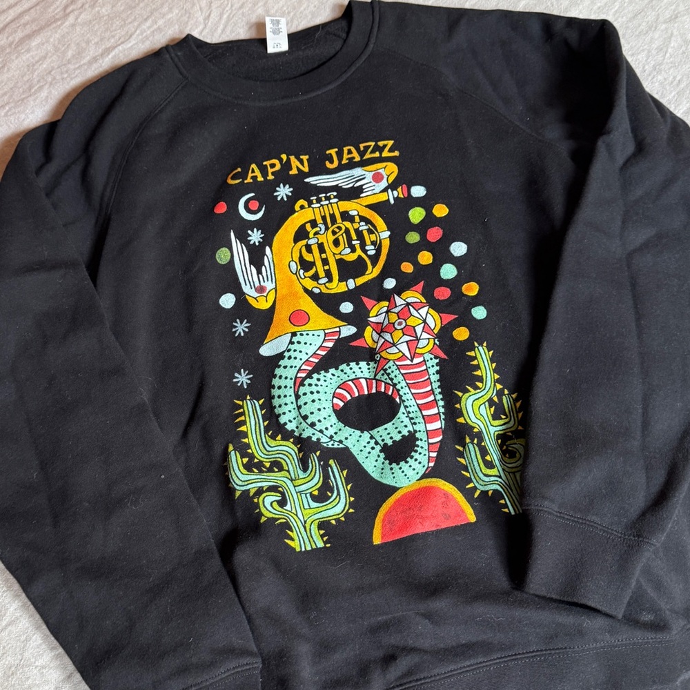 Indie Emo Cap’n Jazz Sweatshirt Size M
